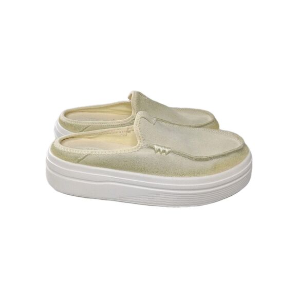 Hey Dude Shoes - Hey Dude Austin Lift Classic Mule Shoes  Women's Size 6 Custard Cream